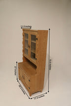 Danish hutch cabinet from the 1970s with adjustable shelves