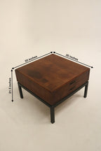 Large sturdy walnut wood drawer cabinet by Maurice Villency