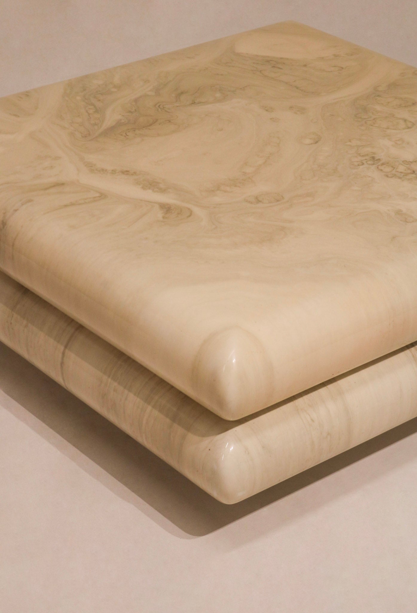 Final full-angle overview showcasing symmetry, texture, and sturdiness of the rare vintage table