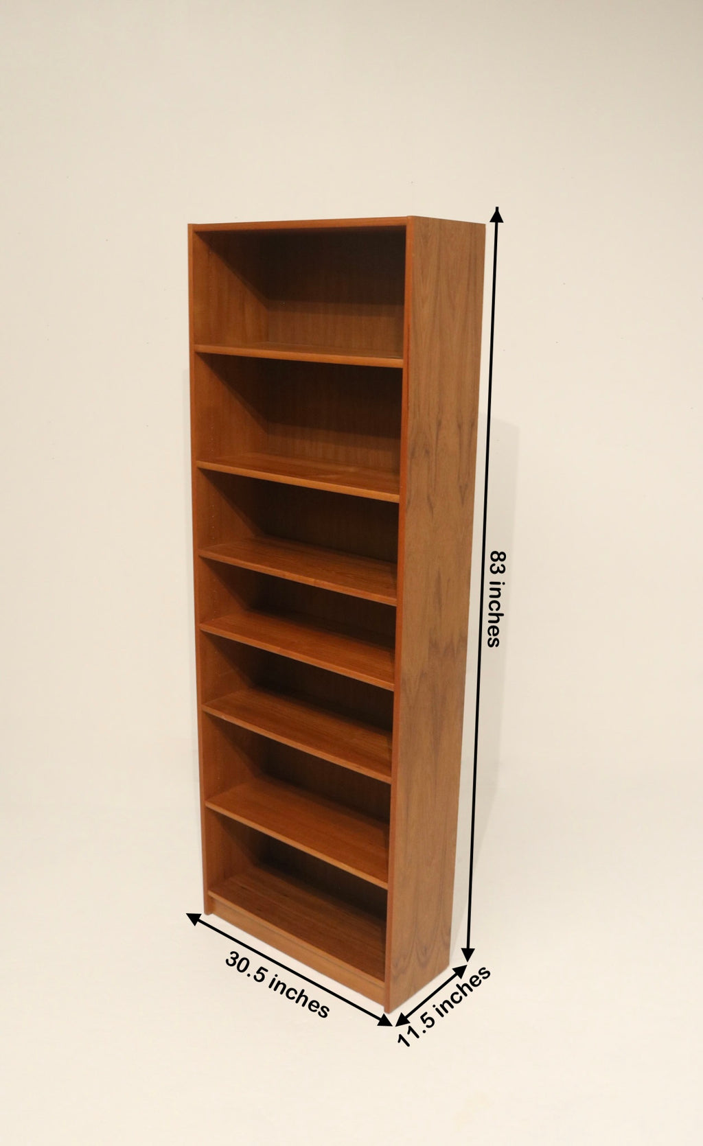 Close-up of sturdy teak construction with minor chip