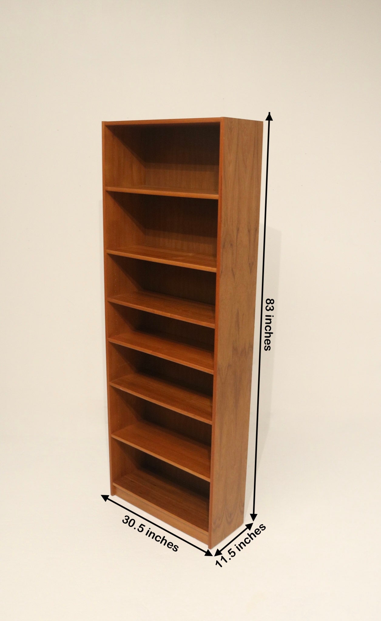 Close-up of sturdy teak construction with minor chip