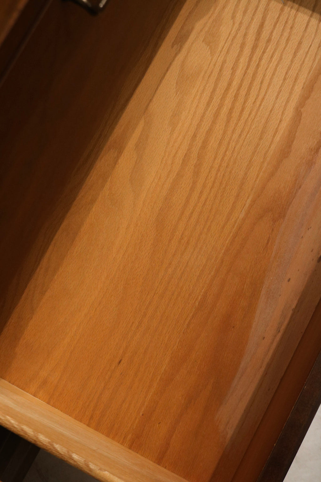 Photo of drawer alignment and spacing showing even gaps and consistent construction across all drawers