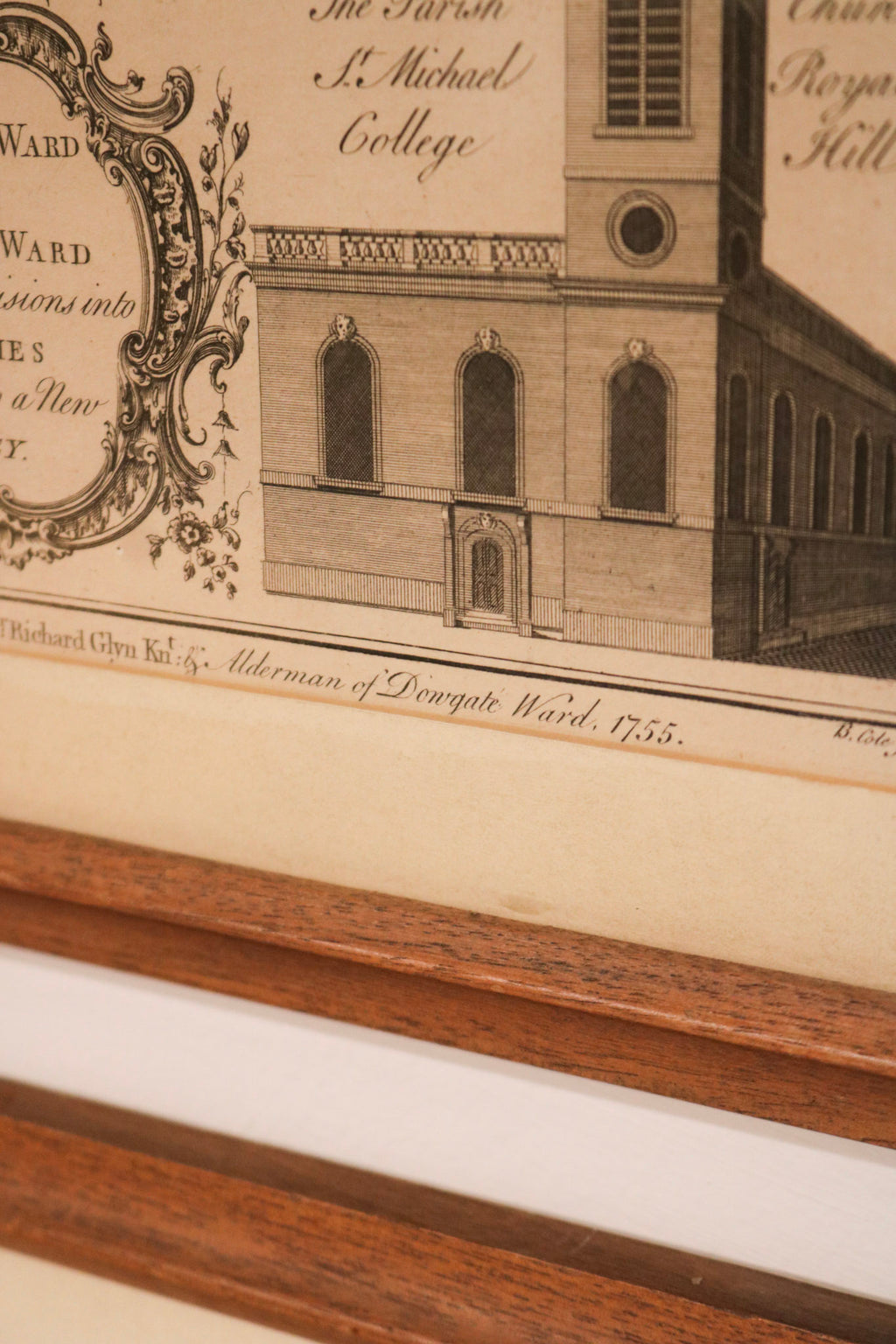 Detailed texture shot of frame's wood carving and vintage character