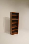Elegant teak shelf unit with adjustable shelves