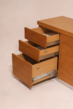 Interior view of a drawer showing clean wood finish and joinery