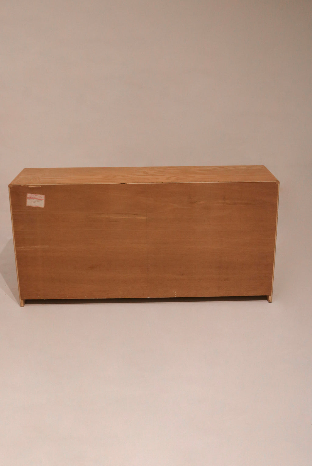 Detail of grid pattern design on drawer fronts adding texture