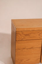 Interior view of the cabinet showing ample storage space