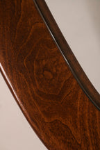 Low angle view showing the tripod base stability and design