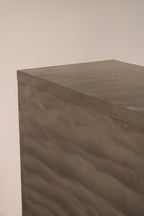 Full back panel view of industrial metal cabinet showing sturdy construction