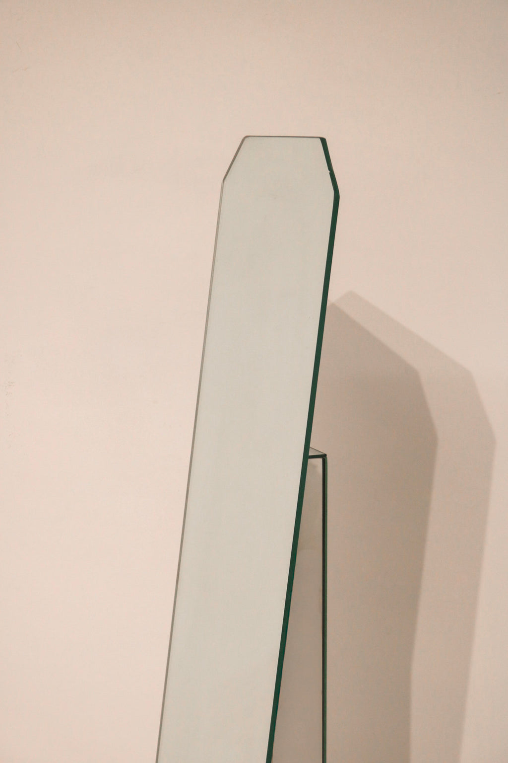 Construction detail showing mirrored panel joints and geometric assembly