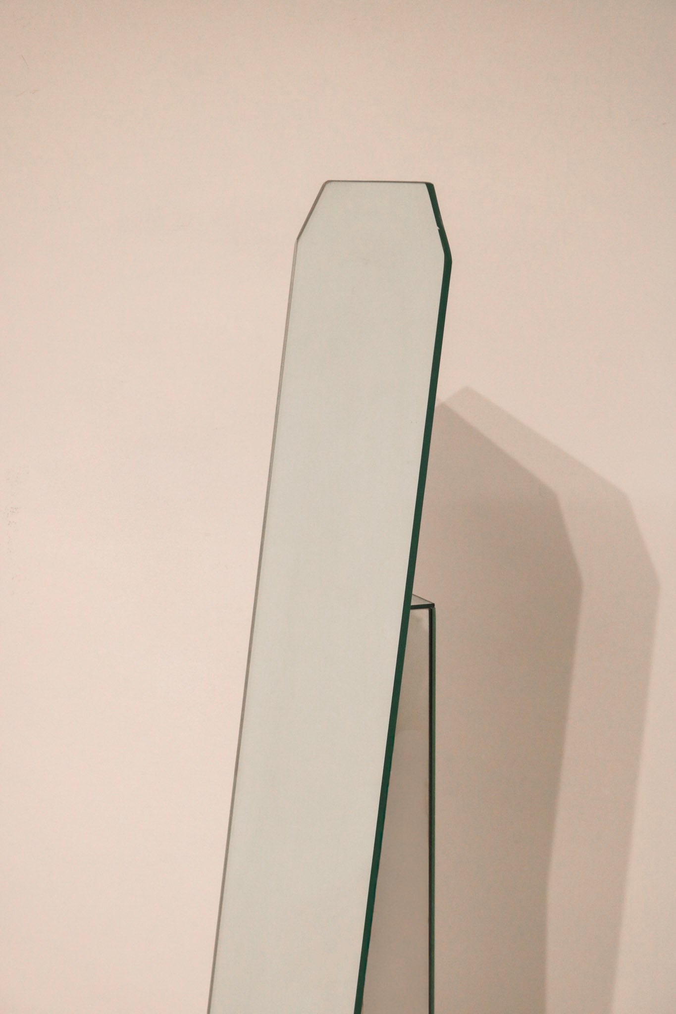Construction detail showing mirrored panel joints and geometric assembly