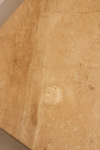 Detail showing natural color variations in the Italian marble