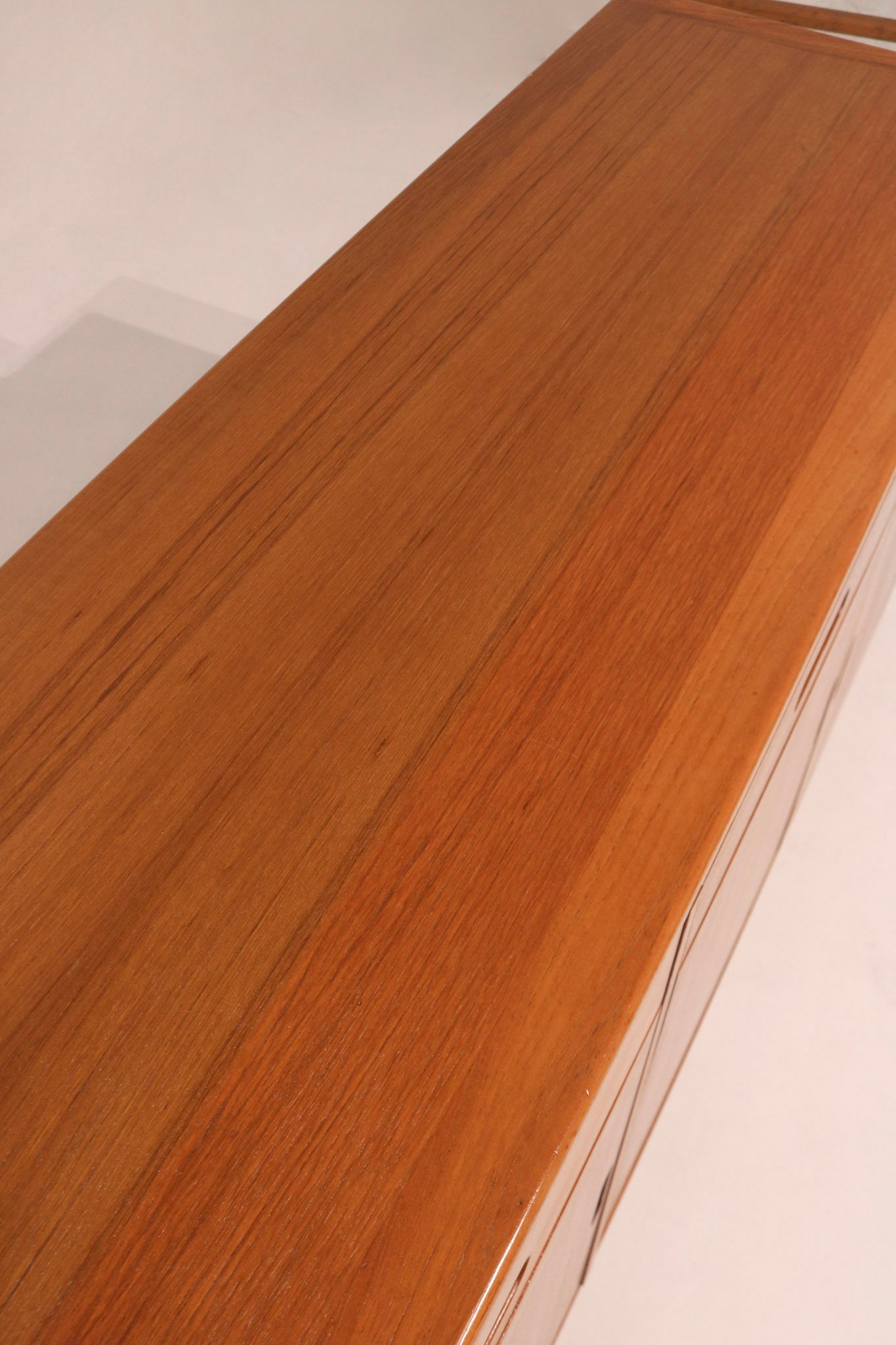 Detail of the plinth base construction providing a grounded look