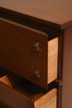 Rear view of dresser showing back panel stability and construction