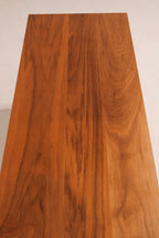 Rear view showing media cutouts for cable management