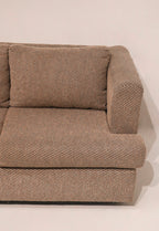 Right side view showing sofa profile depth and cushion loft