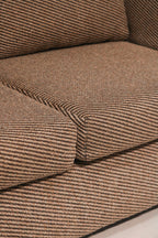 View of the seat cushion fabric and apparent firmness/comfort
