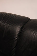 Seat leather condition close-up showing minor marks and wear almost unnoticeable