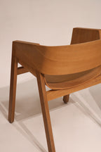 Side panel profile showing finish quality of ash plywood and attachment