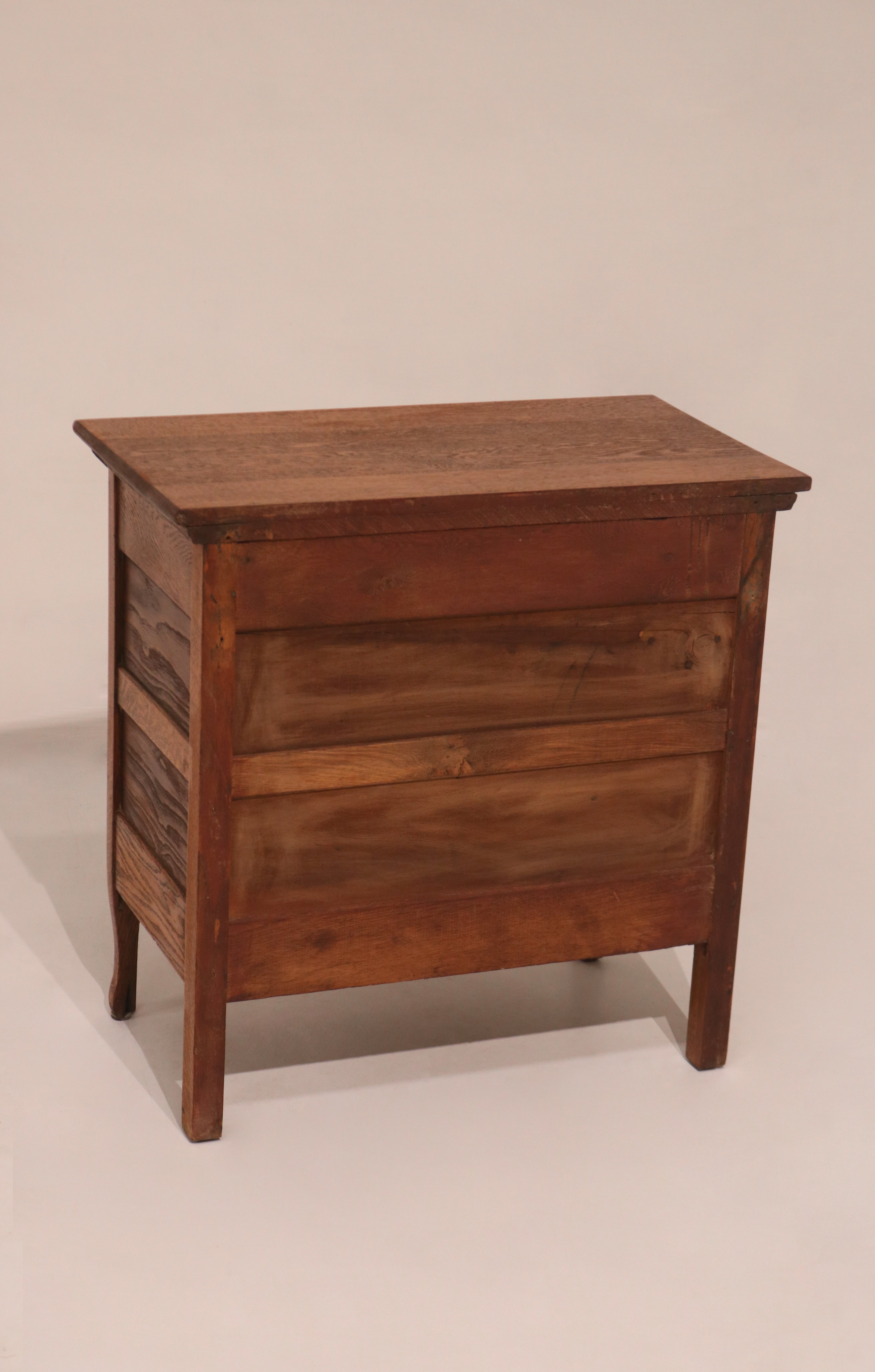 Detail of side panel wood construction and paneling