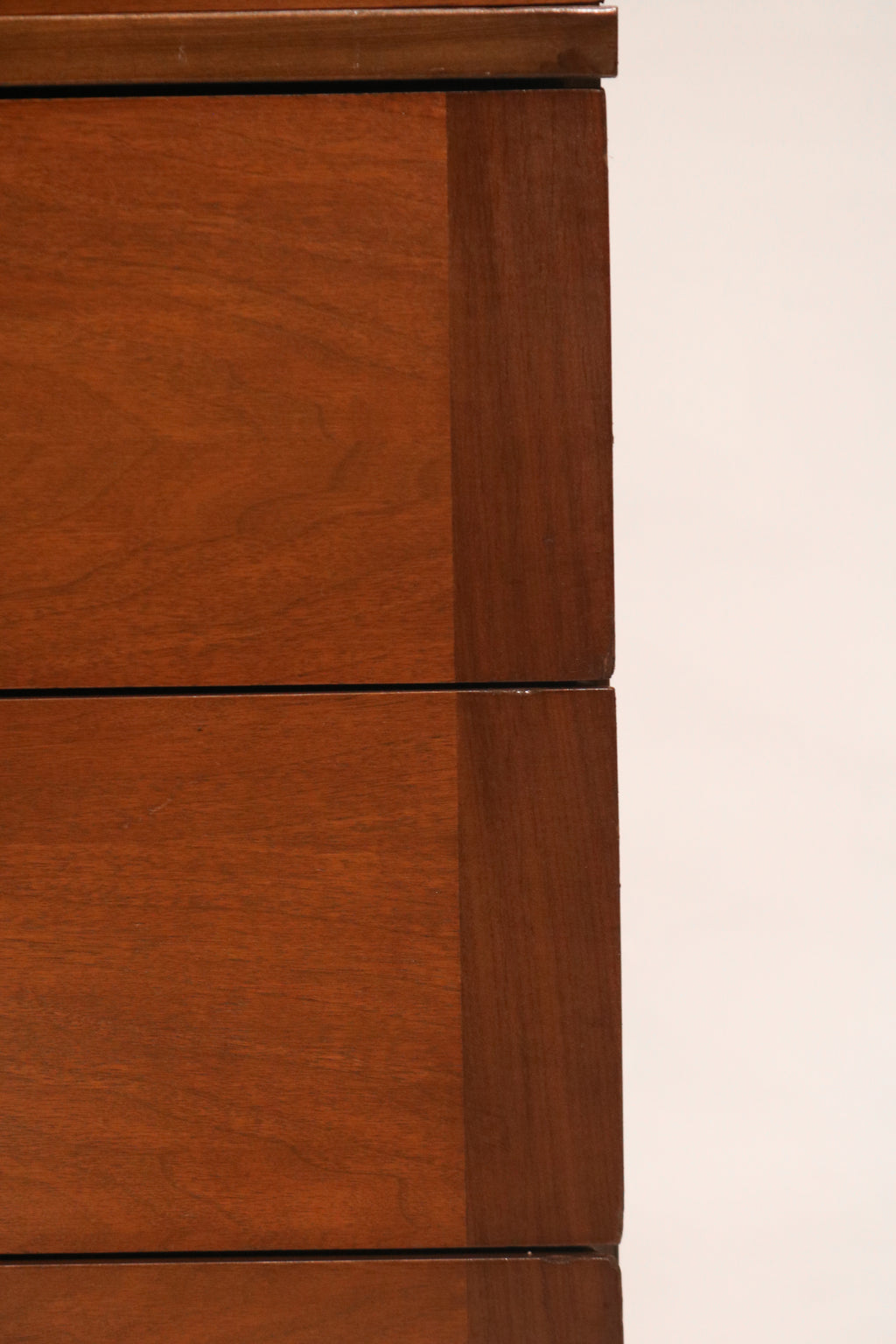 Side view of open drawers showing storage capacity and smooth operation