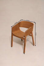 Dimensions diagram 22 by 20 by 31 inches seat height 18 inches Berta dining chairs