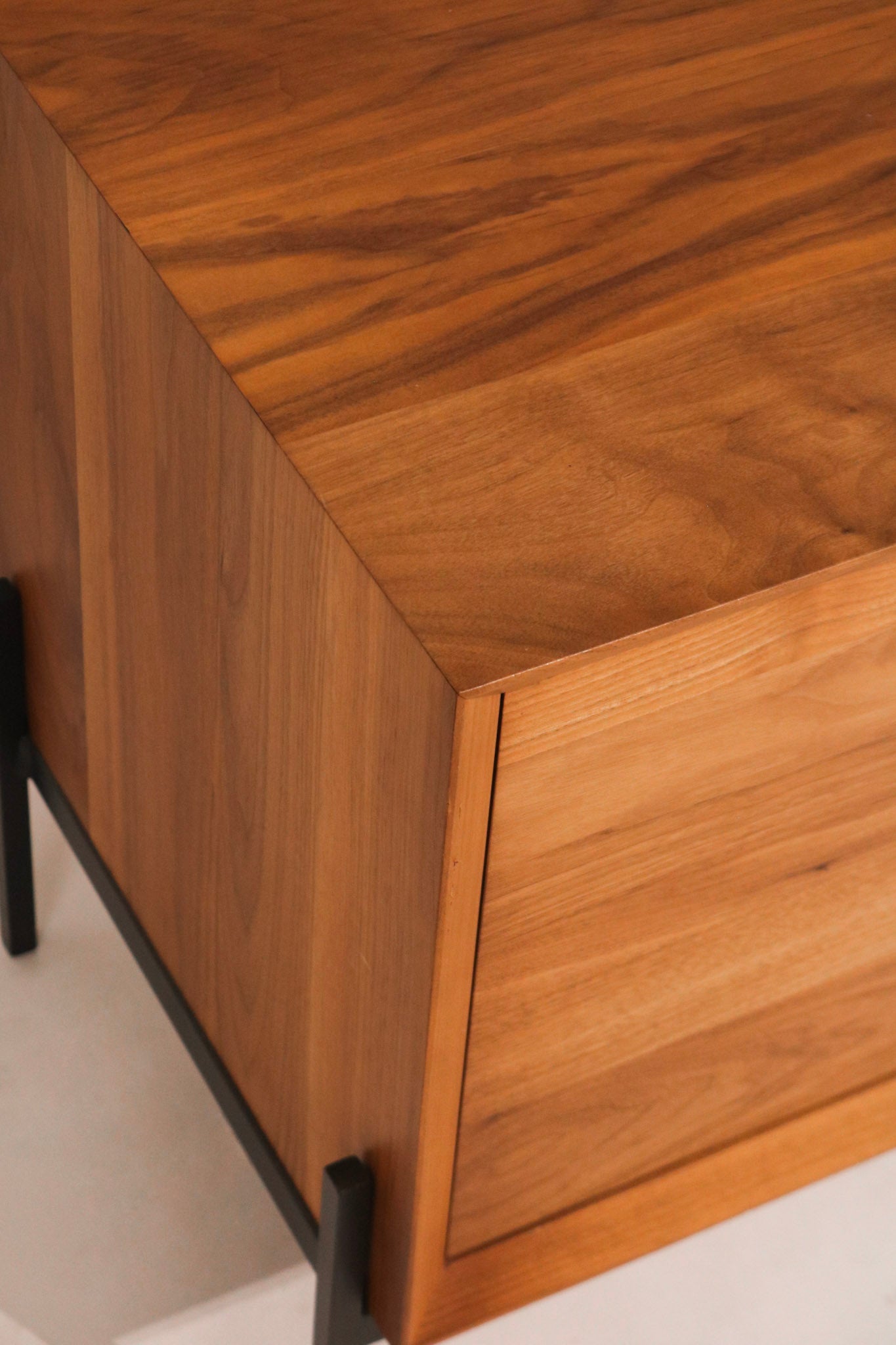 View of stacked drawers open demonstrating storage capacity