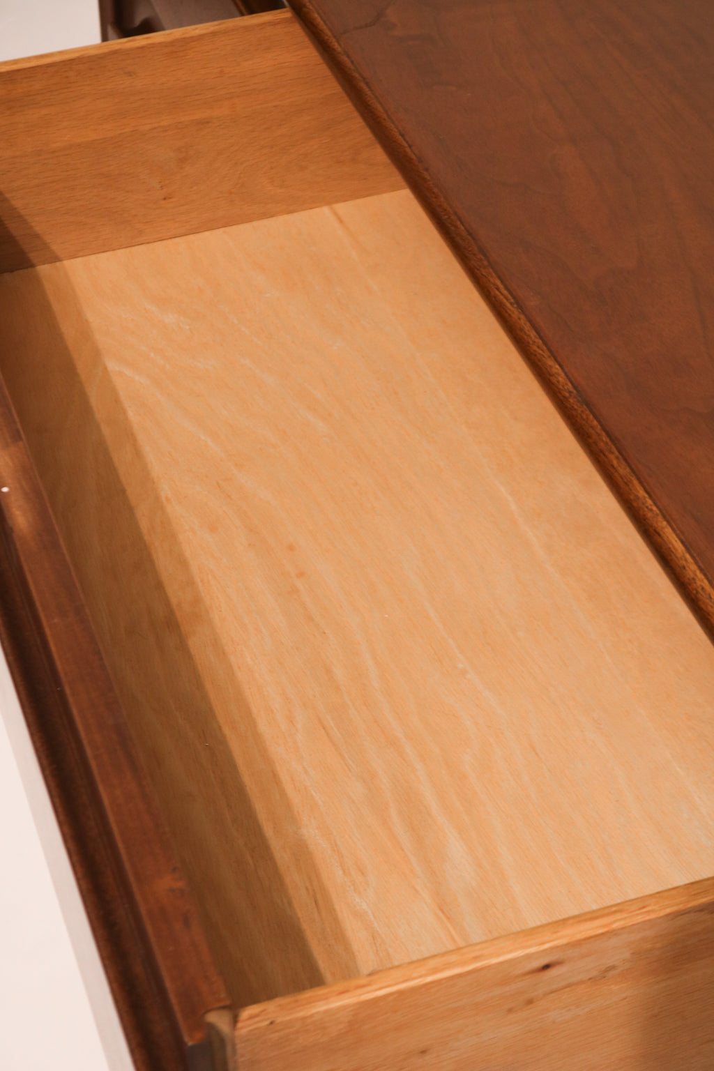 View into the top drawer showing organization potential