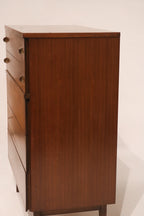 View into the top drawer showing interior finish and condition