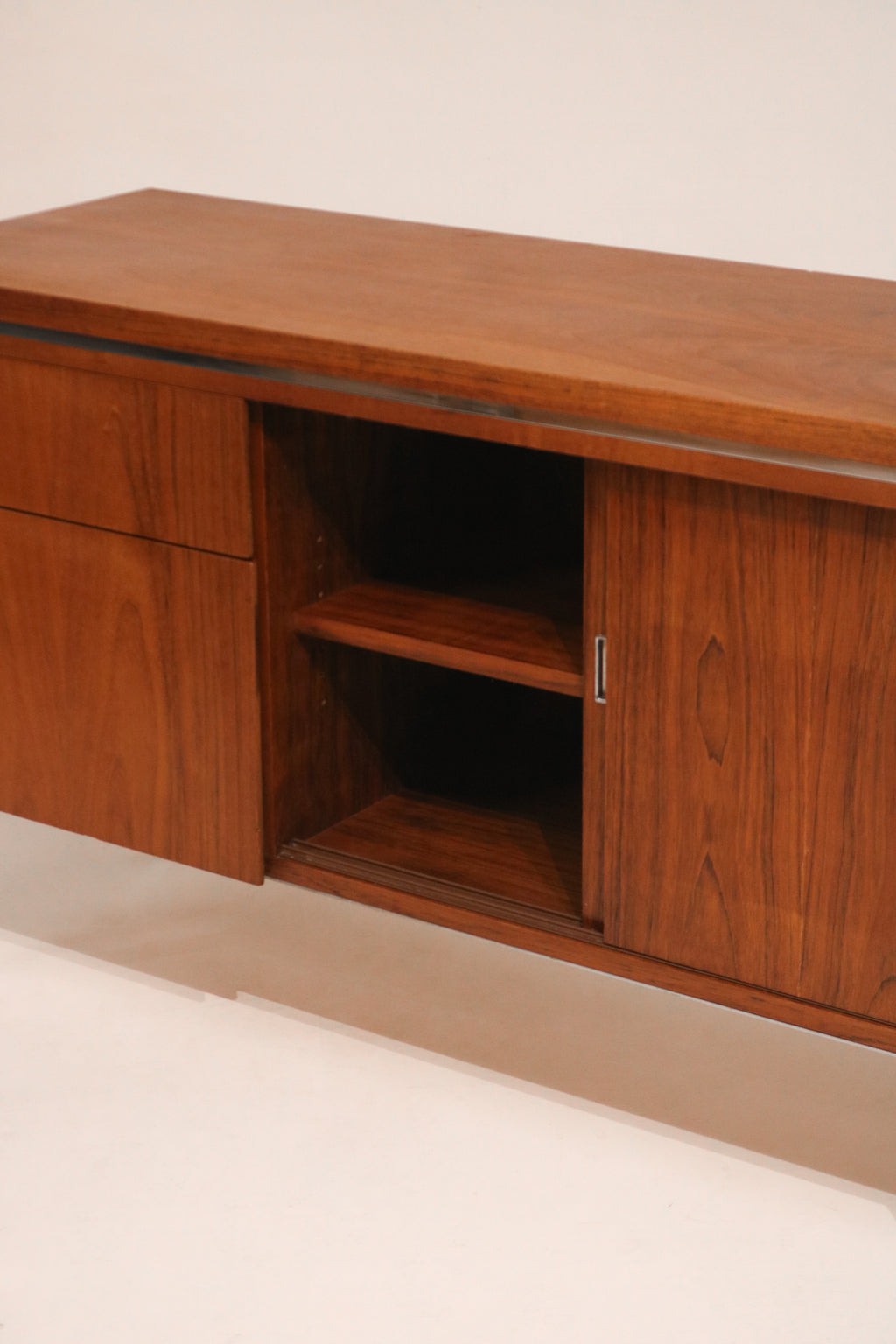 View of top drawers open showing construction quality