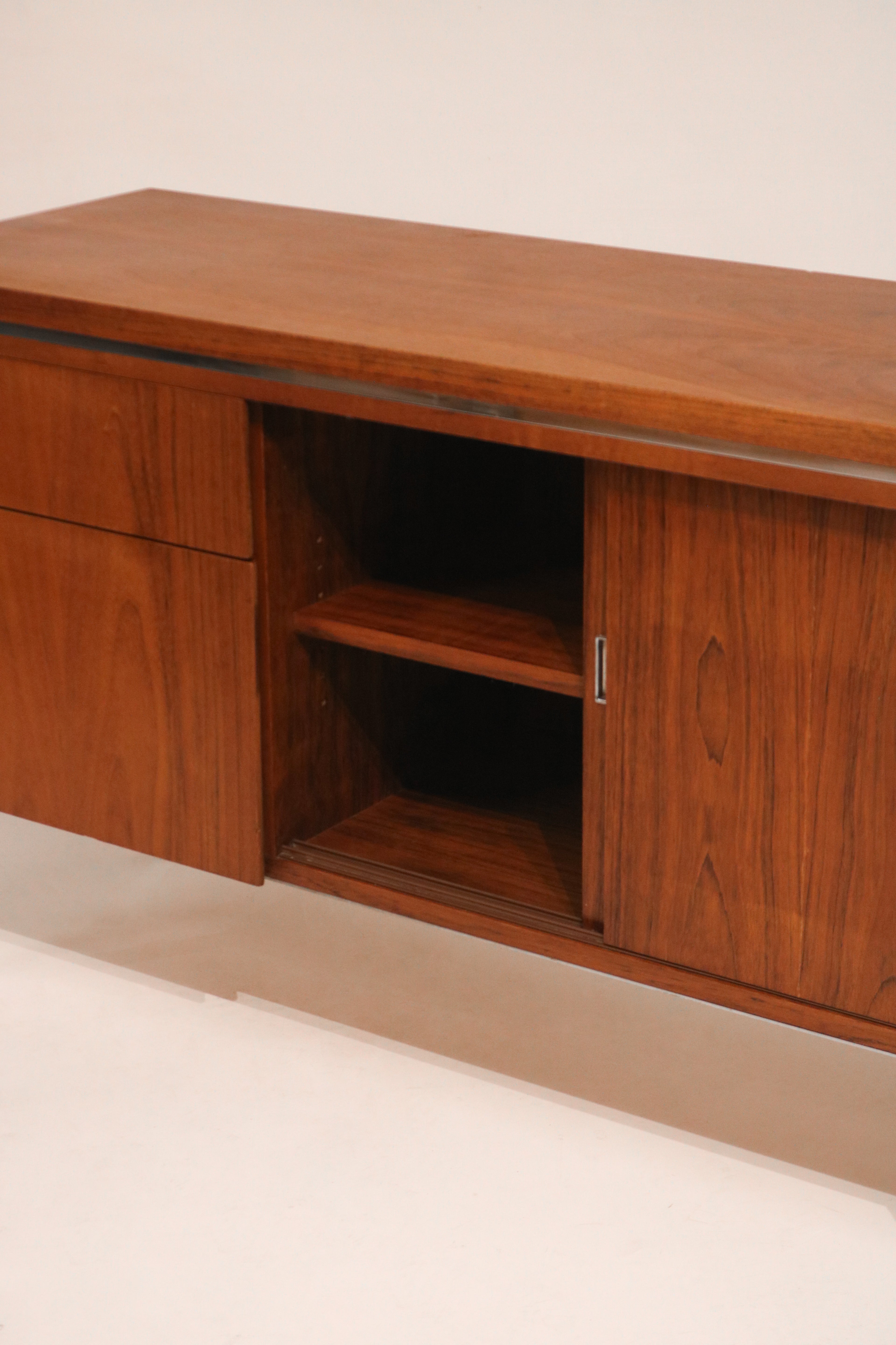 View of top drawers open showing construction quality