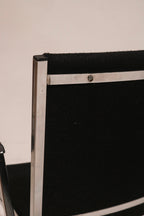 Detail of tubular joint chrome frame showing assembly and quality welding