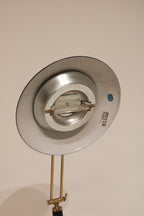 Interior view of shade showing aluminum reflector and bulb socket