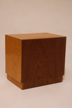 Underside view showing base plinth construction and stability